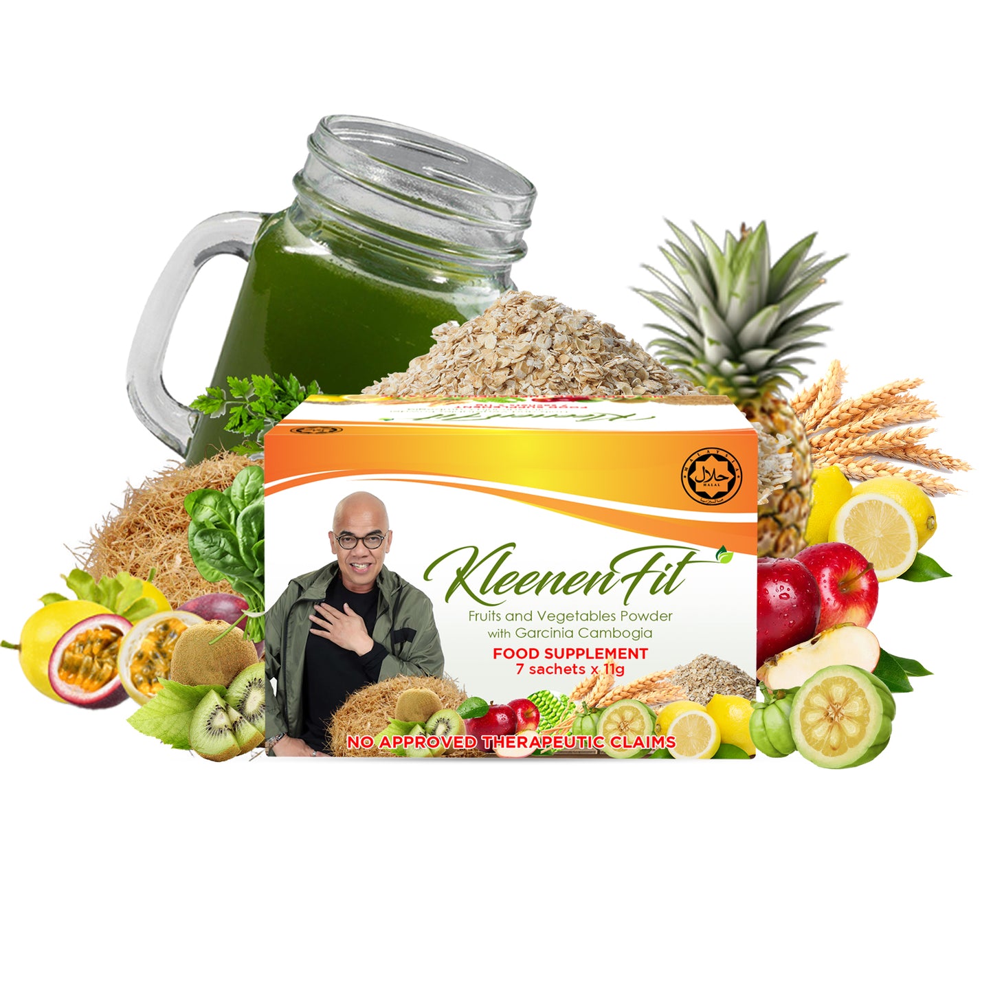 KLEENENFIT™ - Plant Fibers and Prebiotics for Better Gut Microbiome 7sachets | 11,000mg/sachet