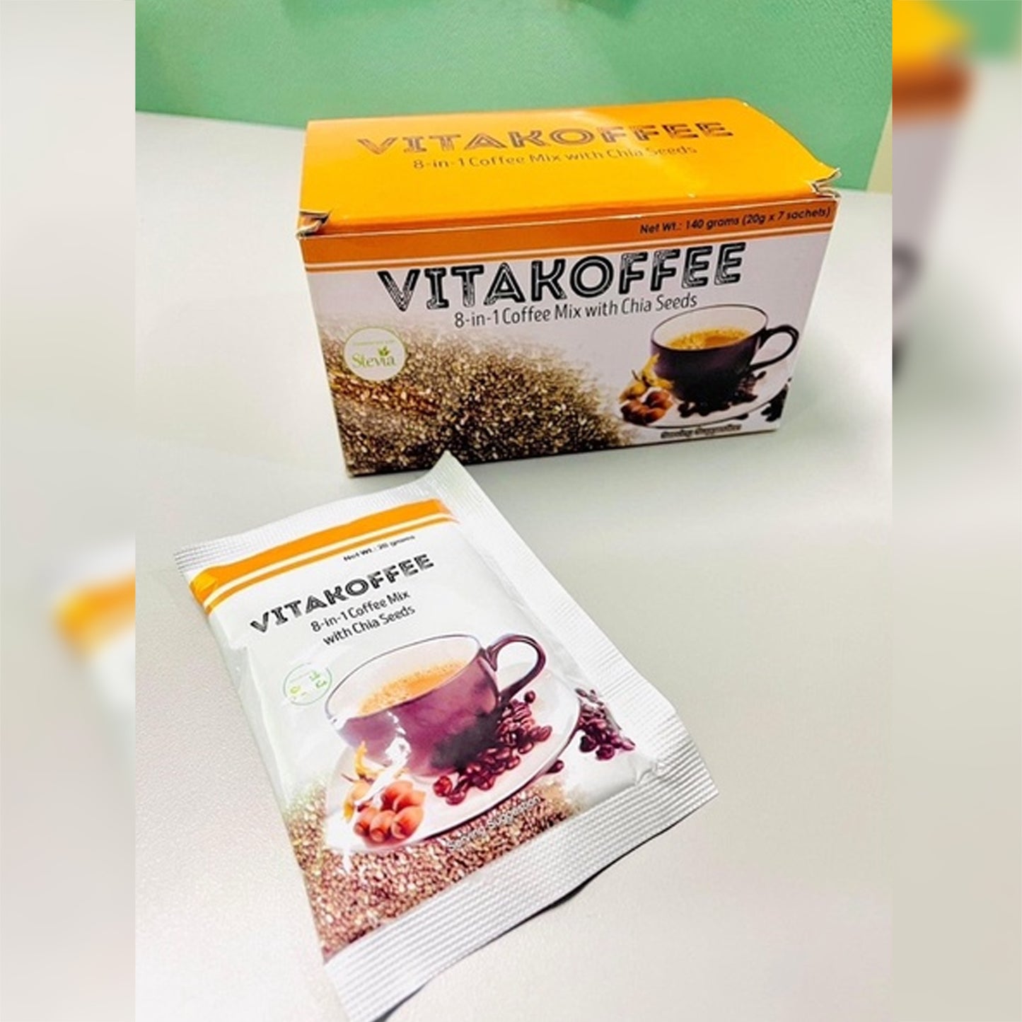 Vitakoffee with Chia Seeds and Stevia 7 Sachets