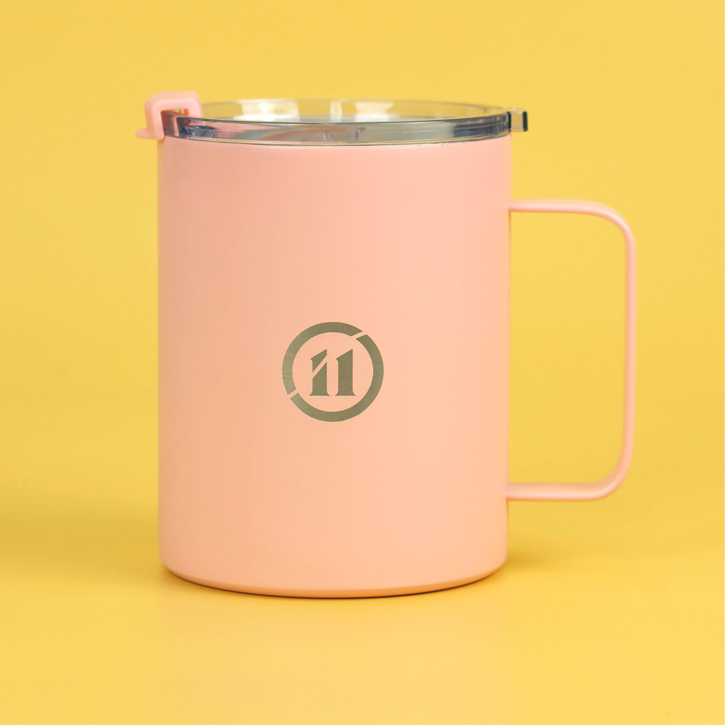 [Limited Edition] E11VEN® Thermal Ceramic Lined Mug 12oz - Double Wall Stainless Steel Thermal Mug