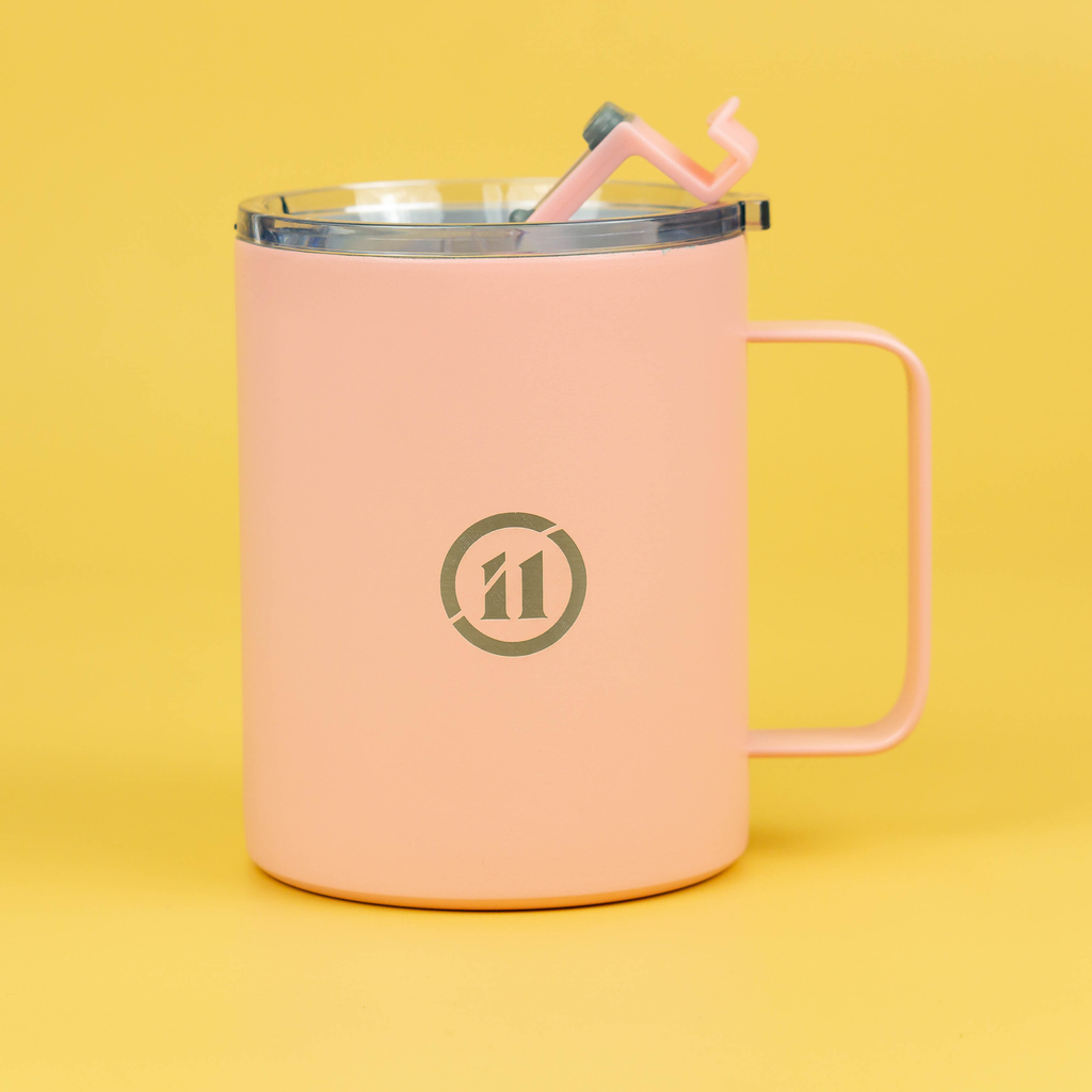 [Limited Edition] E11VEN® Thermal Ceramic Lined Mug 12oz - Double Wall Stainless Steel Thermal Mug