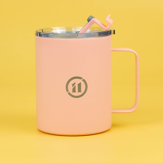[Limited Edition] E11VEN® Thermal Ceramic Lined Mug 12oz - Double Wall Stainless Steel Thermal Mug