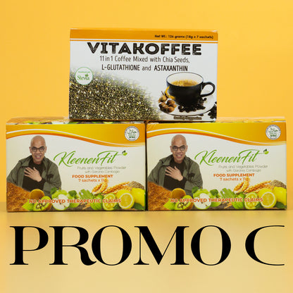 KLEENENFIT™ - Plant Fibers and Prebiotics for Better Gut Microbiome 7sachets | 11,000mg/sachet