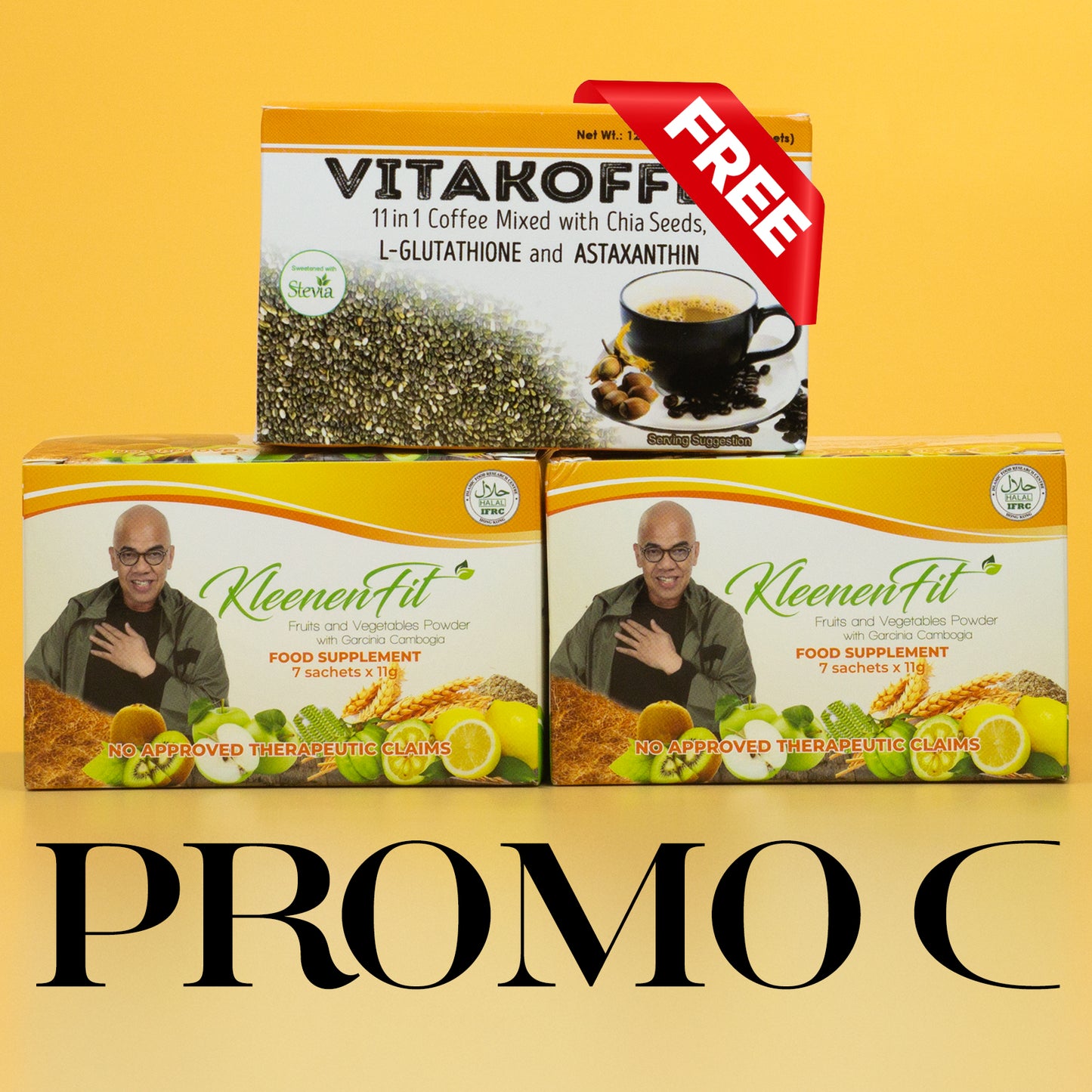 KLEENENFIT™ - Plant Fibers and Prebiotics for Better Gut Microbiome 7sachets | 11,000mg/sachet