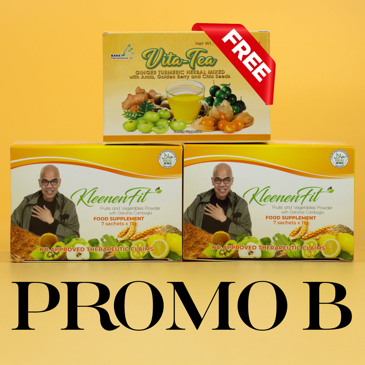 KLEENENFIT™ - Prebiotics and Plant Fiber drink for Gut Health & Colon Cleansing 7sachets | 11,000mg/sachet