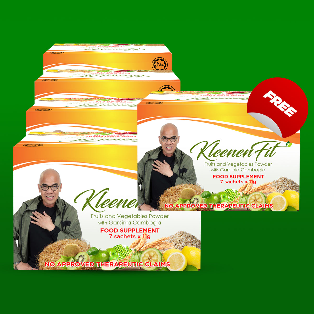 KLEENENFIT™ - Prebiotics and Plant Fiber drink for Gut Health & Colon Cleansing 7sachets | 11,000mg/sachet