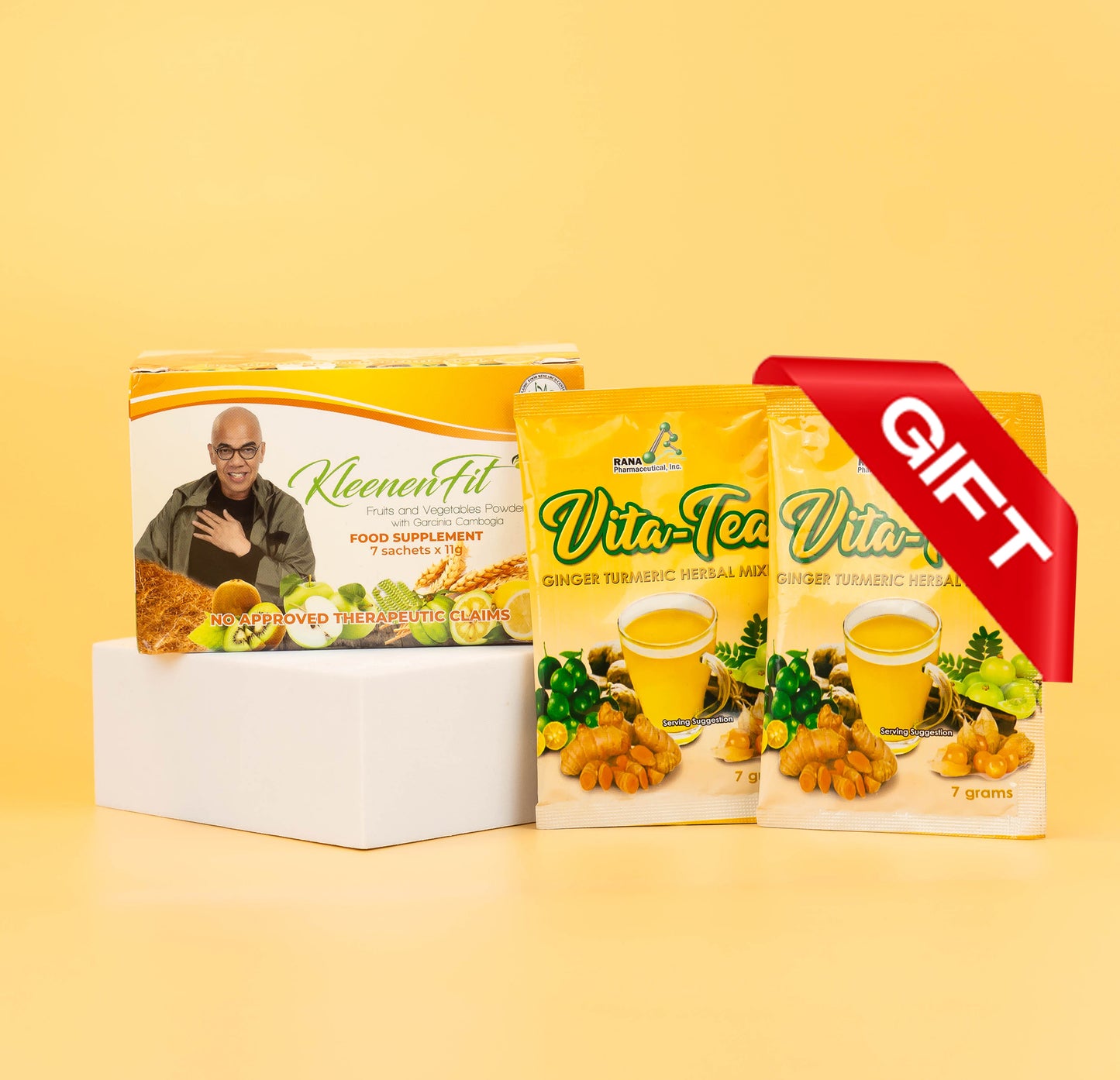 KLEENENFIT™ - Prebiotics and Plant Fiber drink for Gut Health & Colon Cleansing 7sachets | 11,000mg/sachet