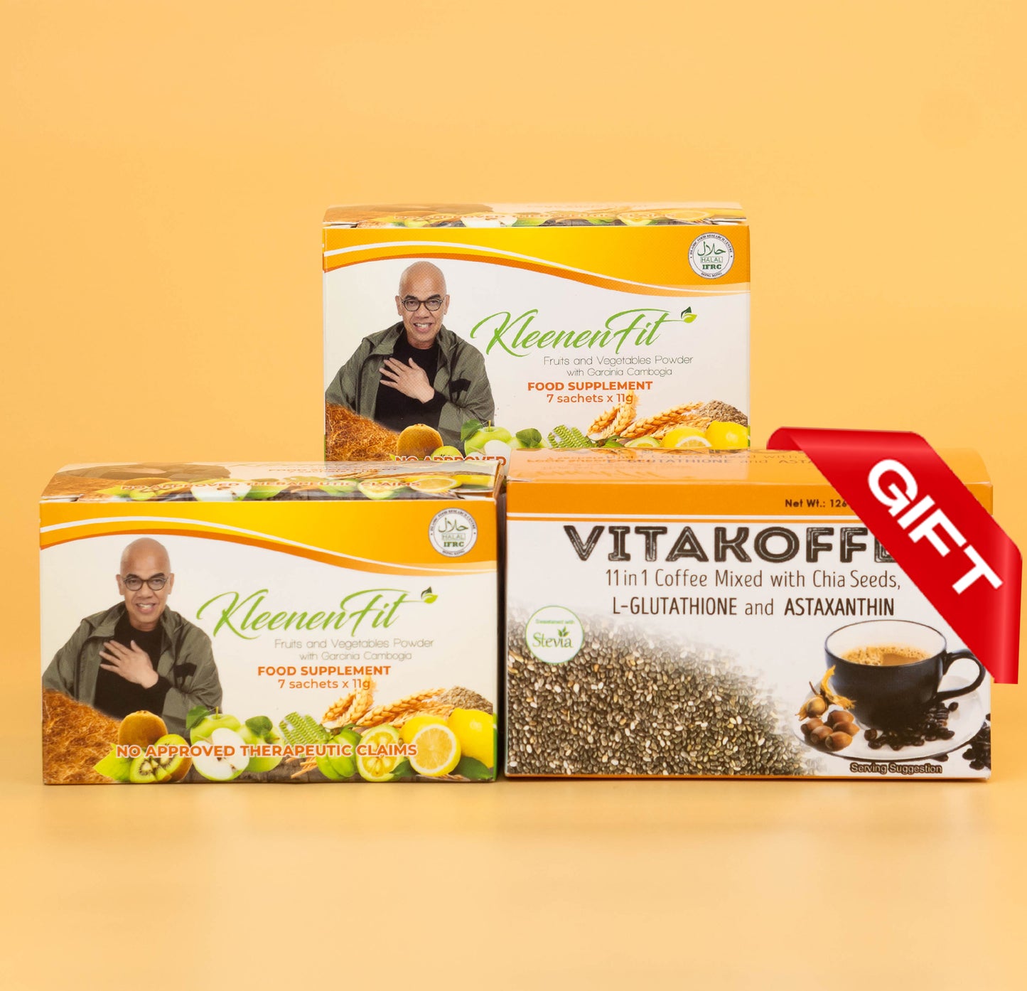 KLEENENFIT™ - Prebiotics and Plant Fiber drink for Gut Health & Colon Cleansing 7sachets | 11,000mg/sachet