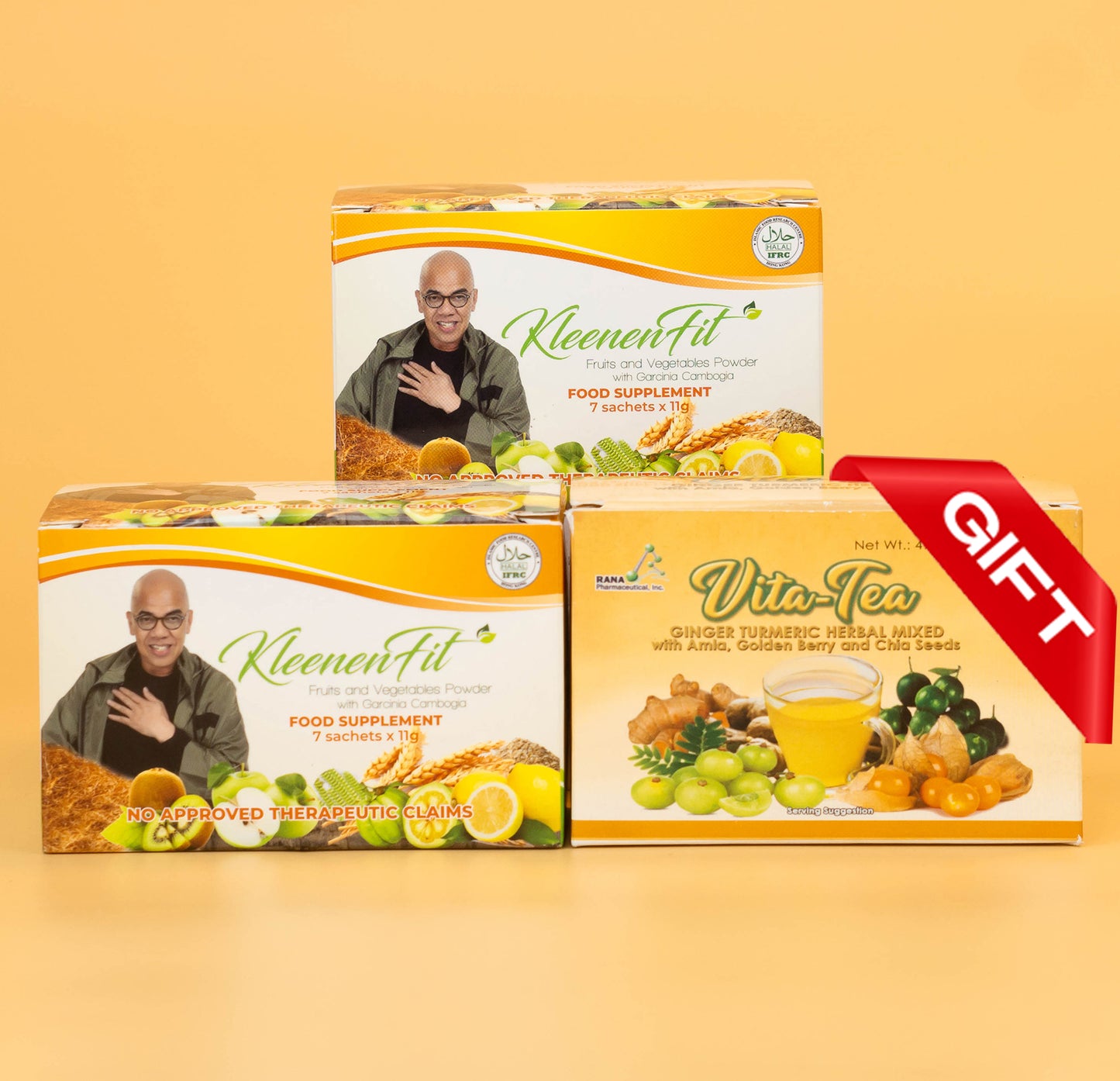 KLEENENFIT™ - Prebiotics and Plant Fiber drink for Gut Health & Colon Cleansing 7sachets | 11,000mg/sachet