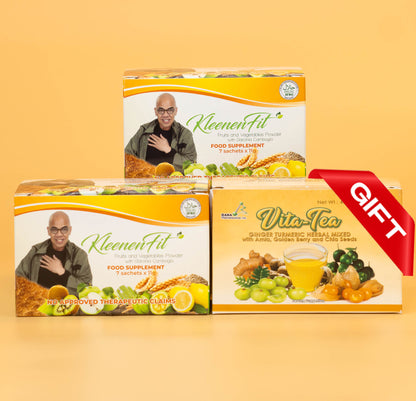 KLEENENFIT™ - Prebiotics and Plant Fiber drink for Gut Health & Colon Cleansing 7sachets | 11,000mg/sachet