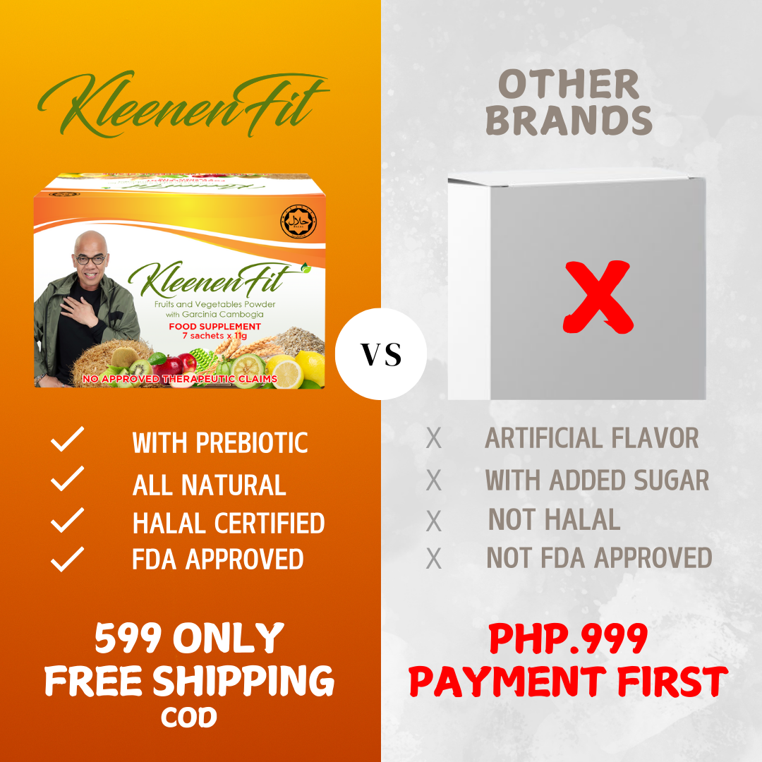 KLEENENFIT™ - Prebiotics and Plant Fiber drink for Gut Health & Colon Cleansing 7sachets | 11,000mg/sachet