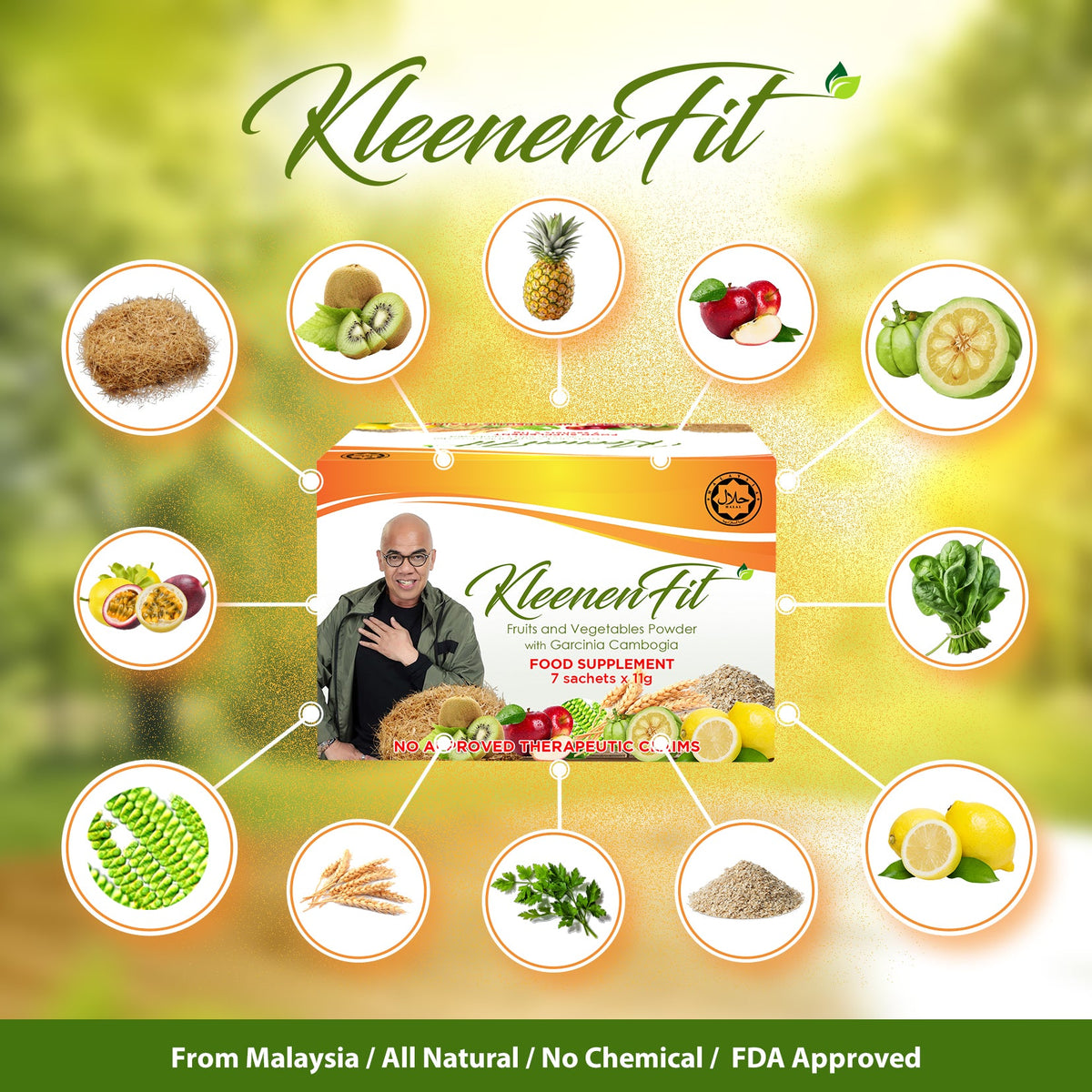 3 Boxes - KLEENENFIT + Free 1 Shaker